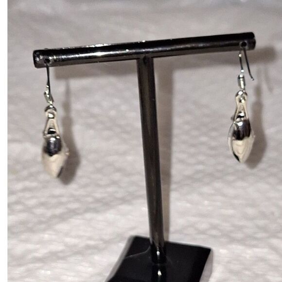 Elegant Women's Dangle Drop Earrings Sapphire Glass Rhinestone Cocktail Party - Picture 4 of 7